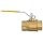 Dixon FBV100 Brass Ball Valve, 1" NPT Female