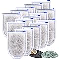 Xbbwmrs 15 Pack Carbon Filter Large Compatible with Tetra Whisper EX30/EX45/EX70 Filters