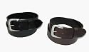 1 1/2 inch Bridle Leather Belt with Removable Buckle by Classic Look
