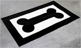 Melia Canvas Pet Placemat- Bone Design - LARGE