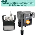 Beaufan 4 Set of Upgraded Three-Stage Filtration Tank Filter Maintenance Kit, Replacement for AquaClear 30/150 30-Gallon Aquarium