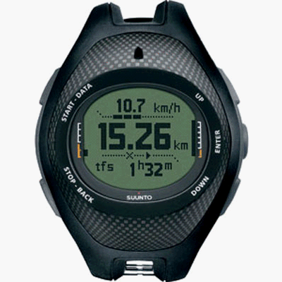 Suunto X9i Wrist-Top GPS Computer Watch with Altimeter, Barometer, Compass, and GPS (Black)