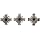 Union Butterfield 1700S High-Speed Steel Hand Tap Set, Uncoated (Bright) Finish, Round Shank with Square End, 3-Piece Set (1 Taper, 1 Plug, 1 Bottoming Chamfer)