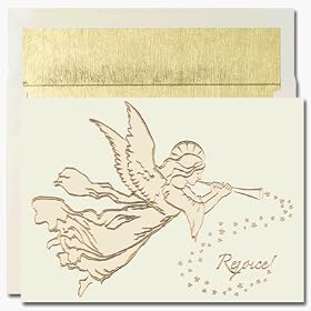 Rejoice Angel Boxed Christmas Cards