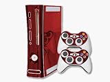Xbox 360 Skin - NEW - RED CHROME MIRROR system skins faceplate decal mod