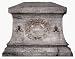 Big Chris Granite Tombstone Grave Halloween Prop Display Large Cardboard Standup Standee Cutout Poster