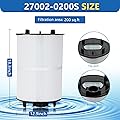 IMOLI 27002-0200S Pool Filter Cartridges Compatible with pentair sta-rite PLM200 D.E. Filter,200 sq.ft 