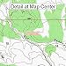 USGS Topographic Quadrangle Map - Post Office Flat, New Mexico (Folded/Waterproof)