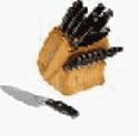 Insignia2 18-Piece Knife Block Set with In-Block Knife Sharpener