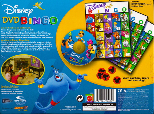 Amazon.com: Disney DVD Bingo: Toys &amp; Games