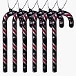 Portland Trail Blazers Candy Cane Ornament Set - NBA Basketball