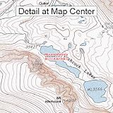 USGS Topographic Quadrangle Map - Mount Whitney, California (Folded/Waterproof)