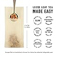 Tiesta Tea Loose Leaf Filters 100 Empty Bags