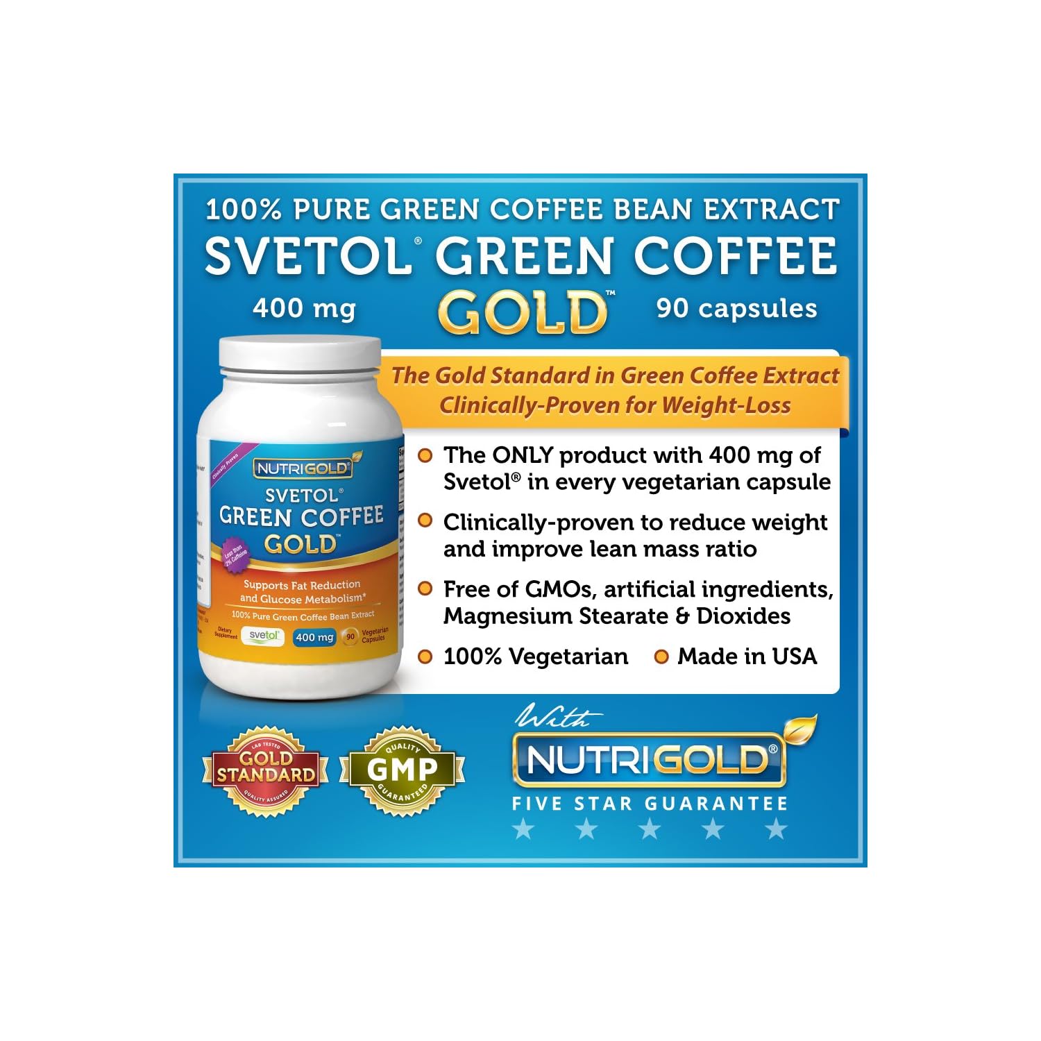 Green Coffee Bean Extract SVETOL Green Coffee Bean Extract, 90