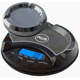 American Weigh Scales ATS-100-PL Ashtray Scale 100 X 0.01G