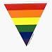 Gay Pride Rainbow Triangle - 5 3/8
