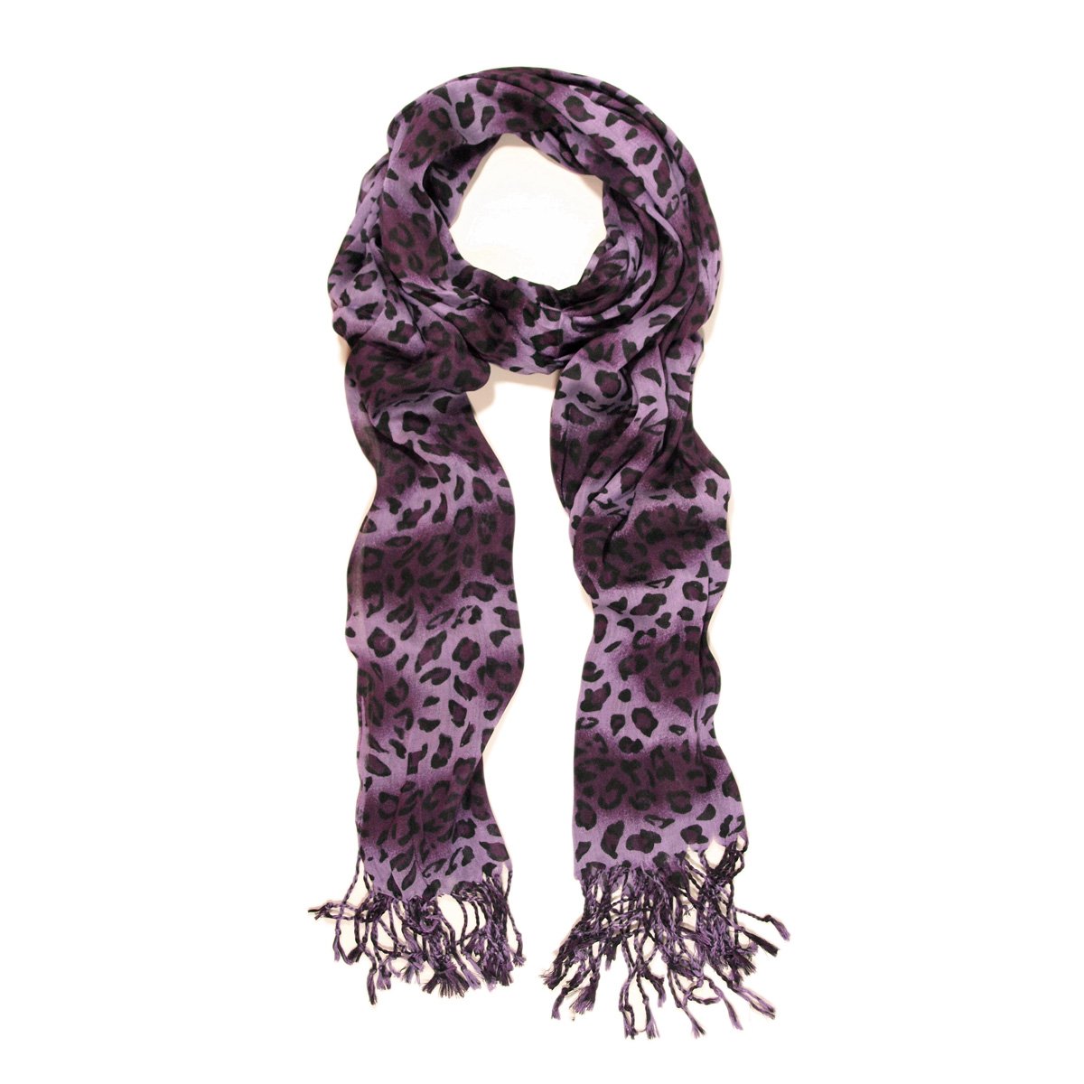 Scarf with Leopard Animal Print for Trendy Look