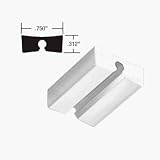 C.R. LAURENCE 3800700 CRL Satin Silver 98 Standard Towel Bar
