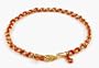 14K Gold Vermeil Kabbalah Bracelet, 7 inches/17.8cm
