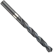 Dormer A190 High Speed Steel Jobber Length Drill Bit Set with Plastic Case, Black Oxide Finish, 118 Degree Conventional Point, Metric, 91 piece, 1.0 mm to 10.0 mm in 0.1 mm increments