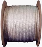 Wellington Cordage #10151 5/16"x500 White Nylon Rope