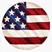 Creative Converting Rustic Flag 7 Inch Lunch Plate - 96 Count