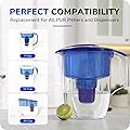 Fil-Fresh Water Filter Replacement for All PUR, PUR Plus Water Pitchers and Dispensers, Replace PPF900Z