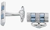 Dolan Bullock Verge Collection Sterling Silver & Hematite Cuff Links