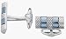 Dolan Bullock Verge Collection Sterling Silver & Hematite Cuff Links
