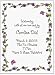 Caroline Purple Border Baby Shower Invitation