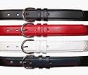 The Women's Leather Dress Belt in Basic Colors by CTM Available up to size 2X!!
