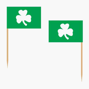 St. Patrick's Day Shamrock Picks 2½in.(50/pkg) Pkg/1