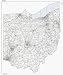 LAMINATED State of Ohio ZIP Code Map wall sized print by WorkingMaps, Measured in inches 40x46