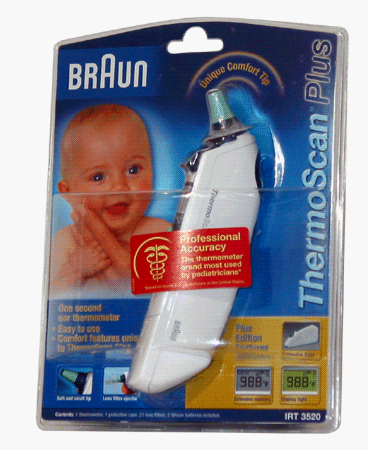 Childrens Toyshop  Health & Personal Care : Braun Thermoscan One-Sec Thermometer Irt3520C