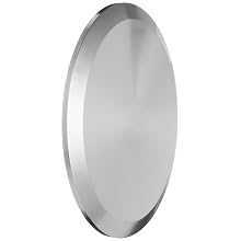 Dixon 16AMP-G800 Stainless Steel 304 Sanitary Fitting, Clamp End Cap, 8" Tube OD
