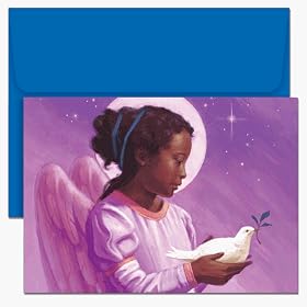 Night Sky Angel - Boxed Christmas Cards