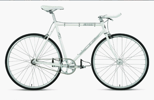 SE 700c Lager Urban Single Speed Bike Cool White