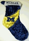 Michigan Wolverines NCAA Himo Plush Christmas Stocking