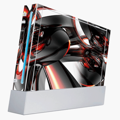 DesignSkins for Nintendo Wii Console - Pipes Skin