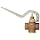 Kingston 305A Series Brass Quick Opening Flow Control Valve, Squeeze Lever, 1/4" NPT Female