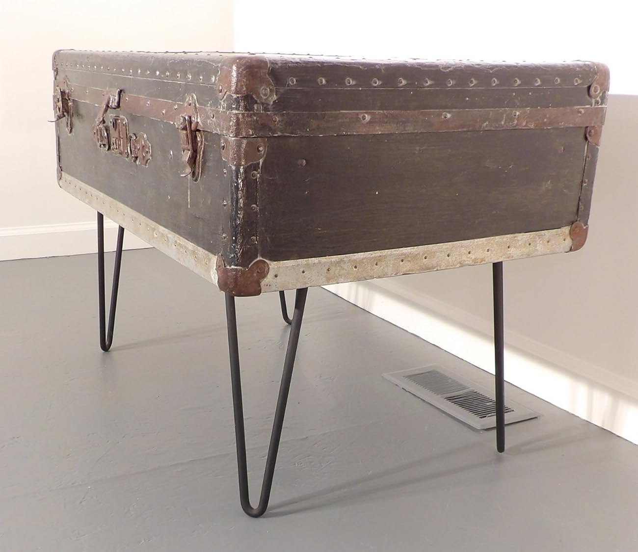 Trunk Coffee Table Foot Locker Hairpin Legs