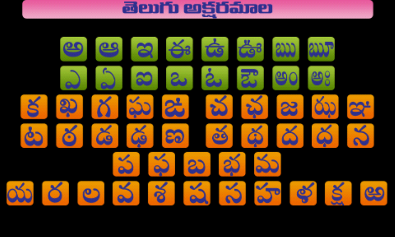 Amazon.com: Telugu Aksharamala HD: Appstore for Android