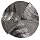 Chicago Latrobe 213 High-Speed Steel Countersink, Black Oxide Finish, 1/2" Shank Dia, .7500" Point Dia, 100 Degree Point Angle