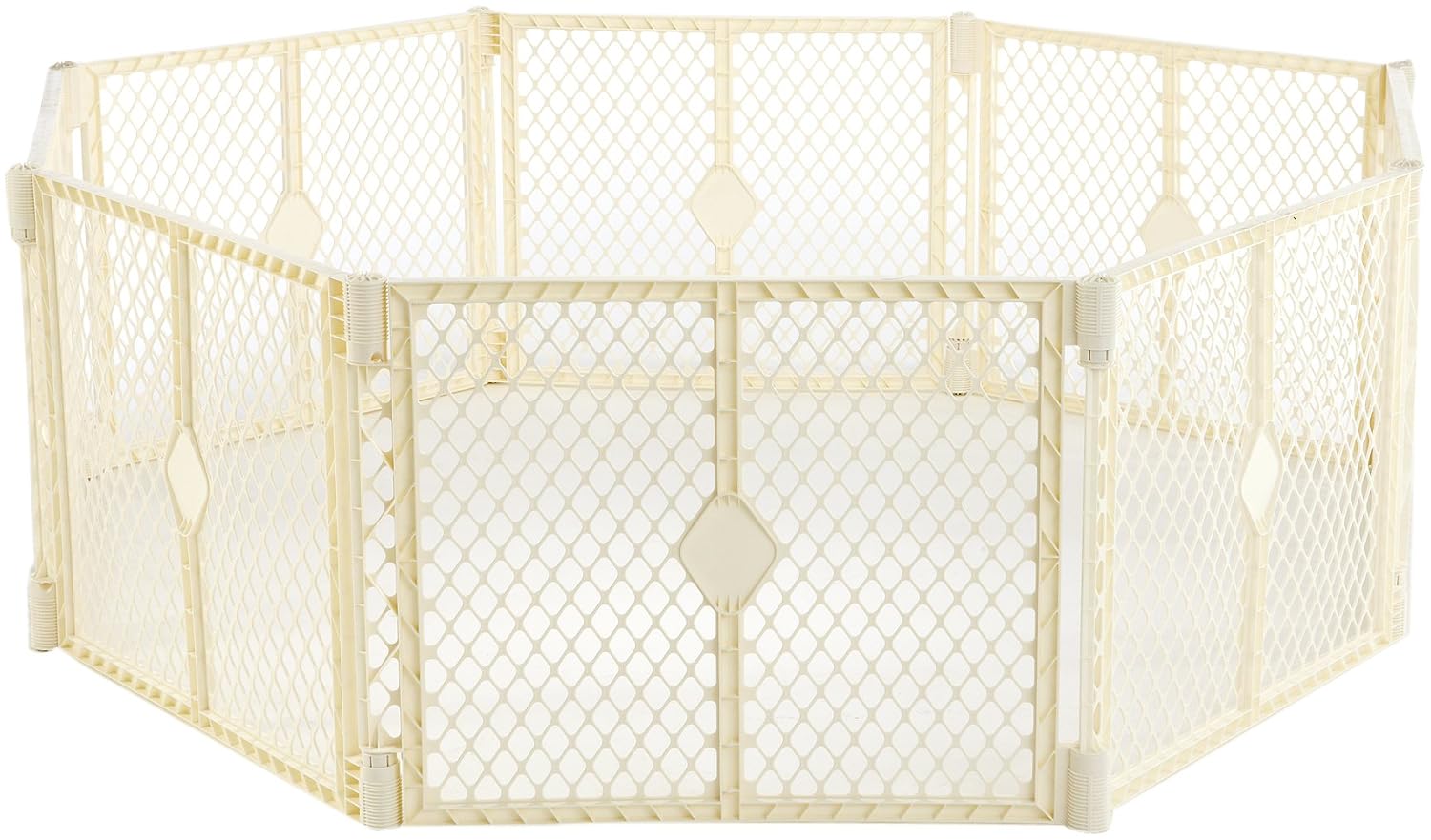 North States Superyard Play Yard, Grey, 8 Panels