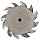 Niagara Cutter TS109 T-Slot Shank Type Cutter, High Speed Steel, Uncoated (Bright), Weldon Shank, 10 Helix Angle, 1-27/32" Cutter Diameter, 12 Tooth, 53/64" Width