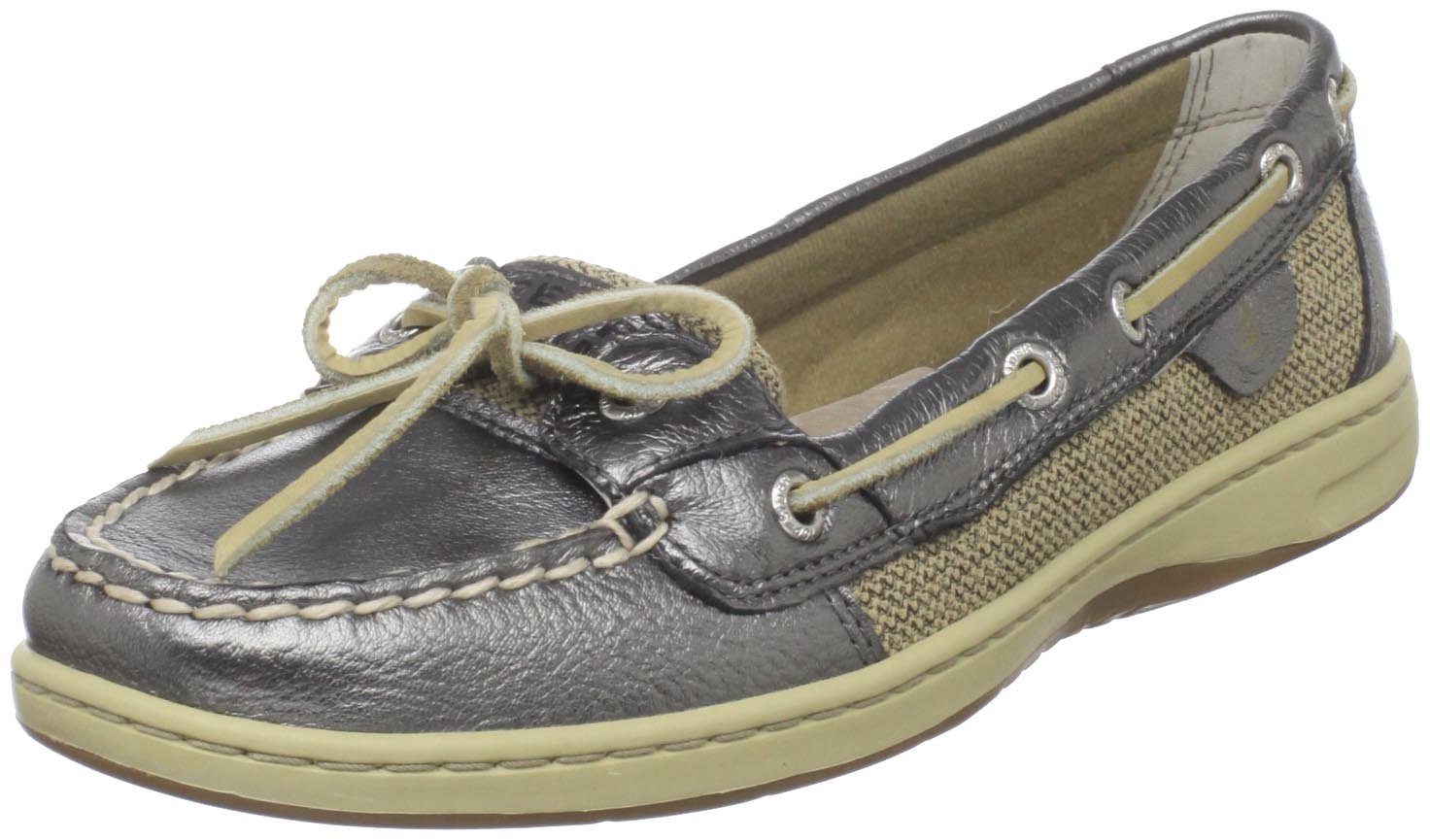 Sperry Top-Sider Women's Angelfish Slip-On Loafer Pewter/Metallic