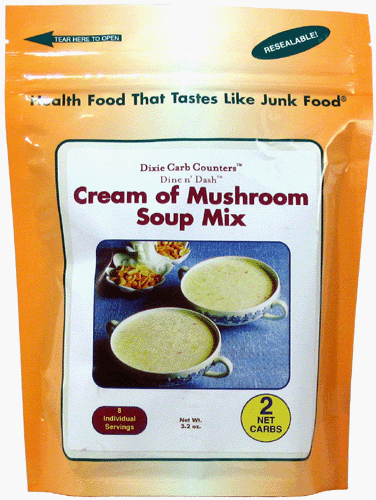 Dixie Carb Counters Dine 'n Dash Cream of Mushroom Soup Mix by Mushroom Soup Mixes