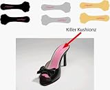 Killer-Kushionz - Full Insole Support for Heels by Foot Petals in Black, Buttercup or Silver Rose