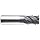 Melin Tool CCMG Solid Carbide Square Nose End Mill, General Purpose, Uncoated (Bright) Finish, Single Cut, 4 Flutes, Center Cutting