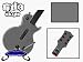 World Tour Skin for Xbox 360 or PS3 Guitar Hero - NEW - SILVER system skins faceplate decal mod
